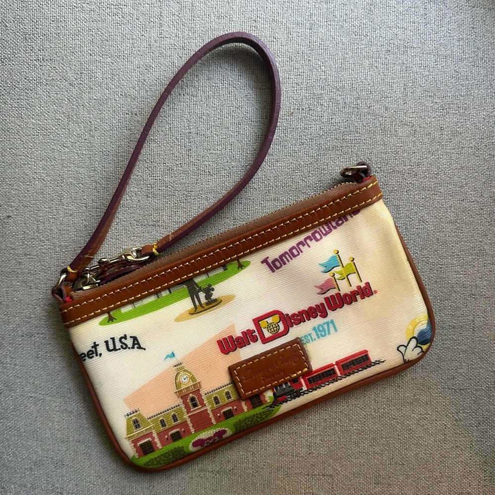Dooney & Bourke Disney World Wristlet Clutch